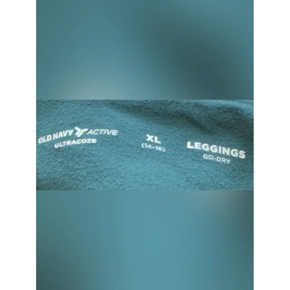 Old Navy Active Girls SET OF 2 UltraCoze Warm Fleece Lined Go-Dri Leggings. XL.